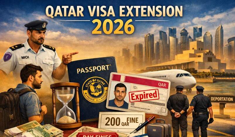 Qatar visa extension June 2026